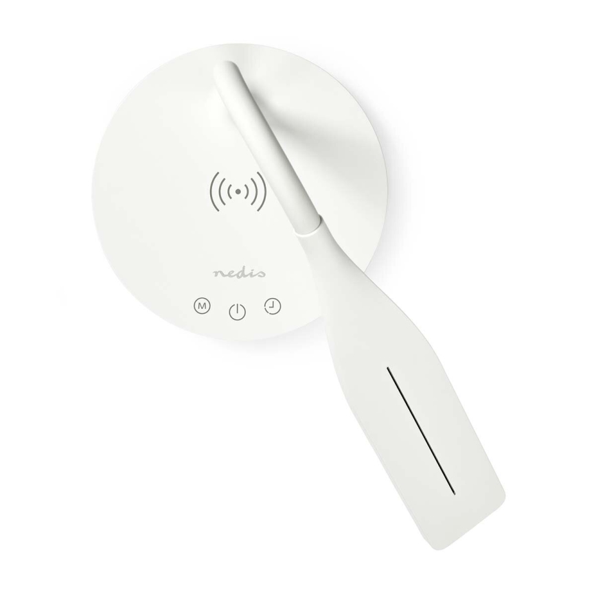 LED pritemdoma jutiklinė lanksti stalinė lempa su 15W belaidžiu įkrovimu Qi LED/5,5W/230V 2700-6500K balta