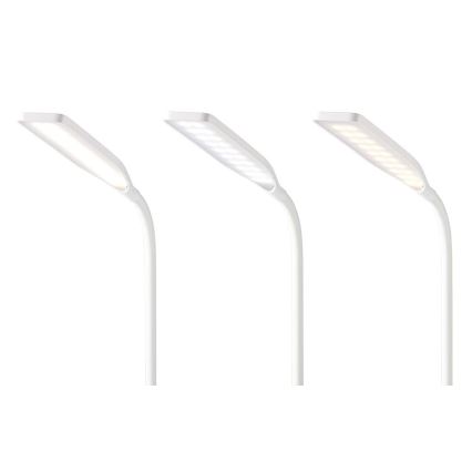 LED pritemdoma jutiklinė lanksti stalinė lempa su 15W belaidžiu įkrovimu Qi LED/5,5W/230V 2700-6500K balta