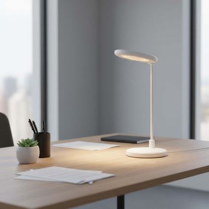 LED dimeriuojama įkraunama jutiklinė lempa su veidrodžiu LED/6W/1200 mAh 3000/4000/5700K CRI 90 balta