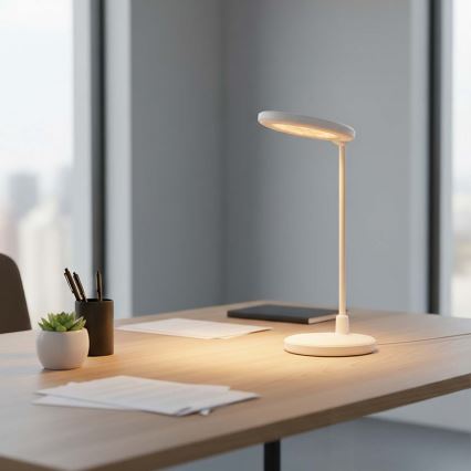 LED dimeriuojama įkraunama jutiklinė lempa su veidrodžiu LED/6W/1200 mAh 3000/4000/5700K CRI 90 balta