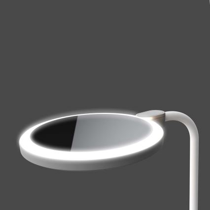 LED dimeriuojama įkraunama jutiklinė lempa su veidrodžiu LED/6W/1200 mAh 3000/4000/5700K CRI 90 balta