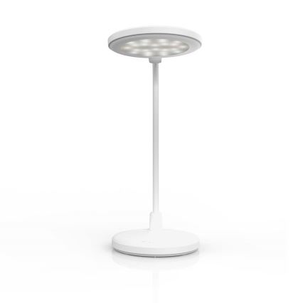 LED dimeriuojama įkraunama jutiklinė lempa su veidrodžiu LED/6W/1200 mAh 3000/4000/5700K CRI 90 balta