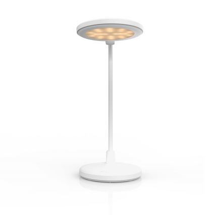 LED dimeriuojama įkraunama jutiklinė lempa su veidrodžiu LED/6W/1200 mAh 3000/4000/5700K CRI 90 balta