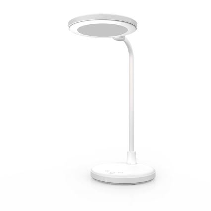 LED dimeriuojama įkraunama jutiklinė lempa su veidrodžiu LED/6W/1200 mAh 3000/4000/5700K CRI 90 balta