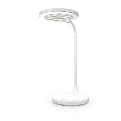 LED dimeriuojama įkraunama jutiklinė lempa su veidrodžiu LED/6W/1200 mAh 3000/4000/5700K CRI 90 balta