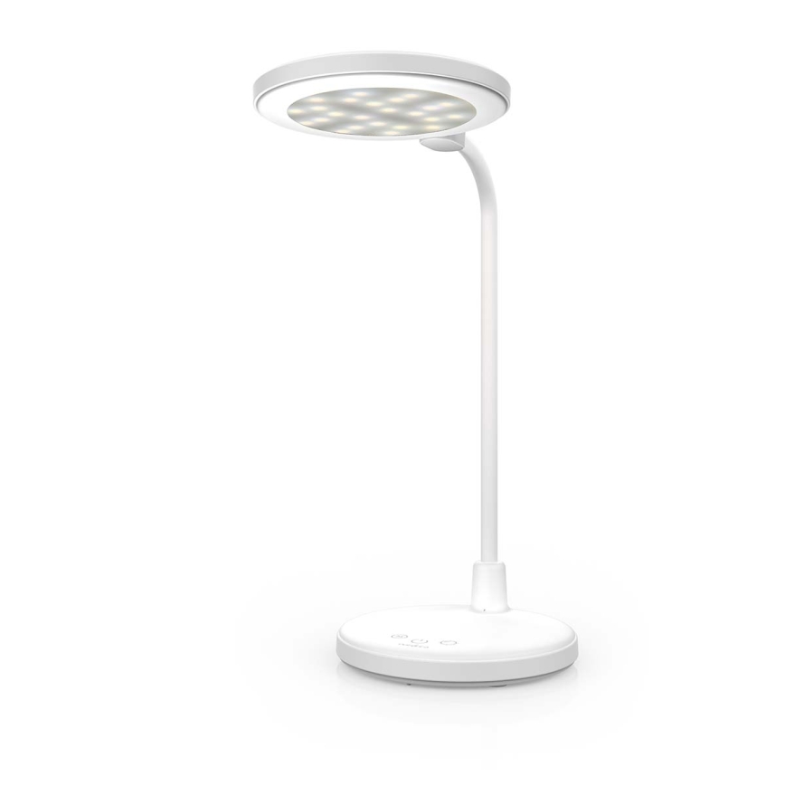 LED dimeriuojama įkraunama jutiklinė lempa su veidrodžiu LED/6W/1200 mAh 3000/4000/5700K CRI 90 balta