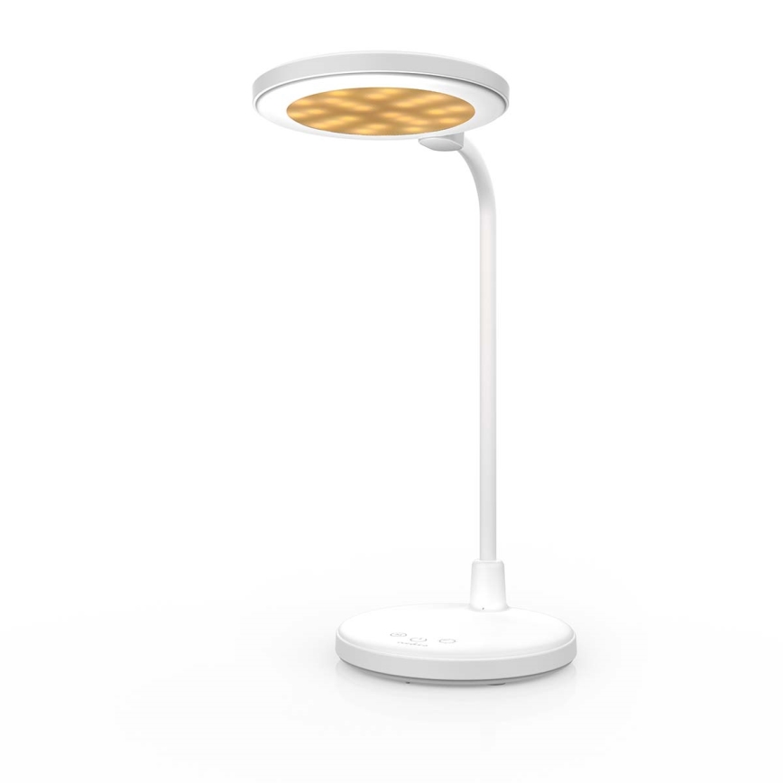 LED dimeriuojama įkraunama jutiklinė lempa su veidrodžiu LED/6W/1200 mAh 3000/4000/5700K CRI 90 balta