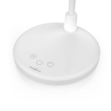 LED dimeriuojama įkraunama jutiklinė lempa su veidrodžiu LED/6W/1200 mAh 3000/4000/5700K CRI 90 balta