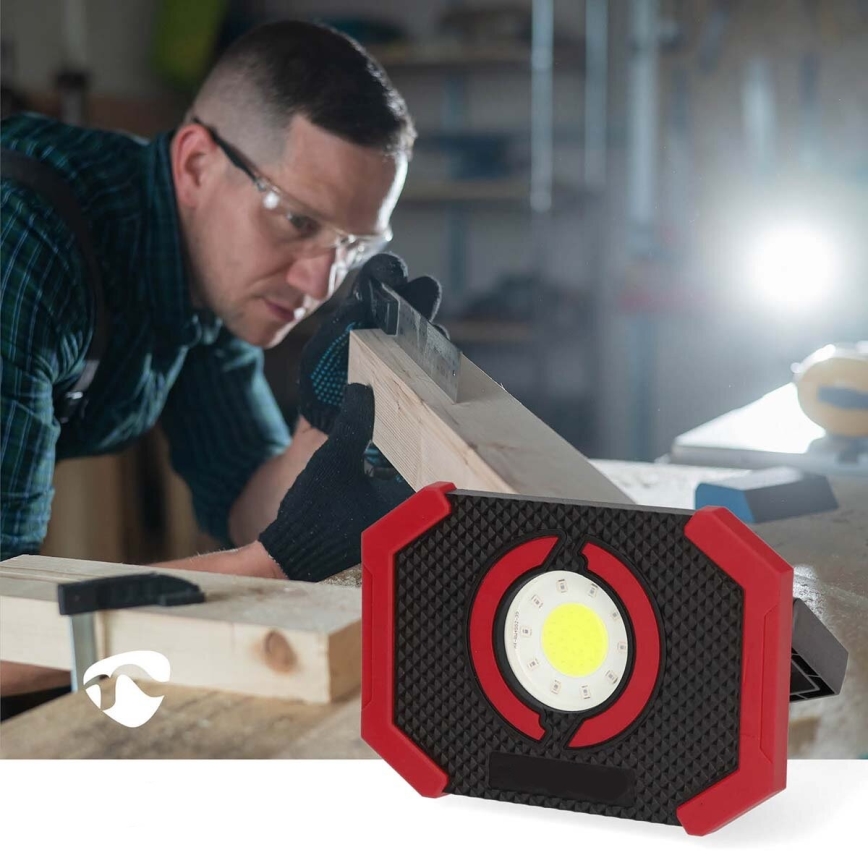 LED šviesos reguliavimas rechargeable Prožektoriaus šviestuvas su maitinimo banku LED/10W/3000 mAh IPX2