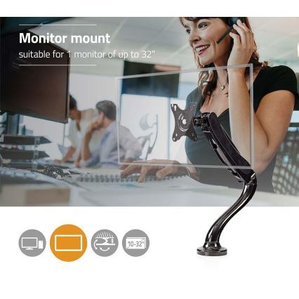 Monitoriaus stovas 10-32”