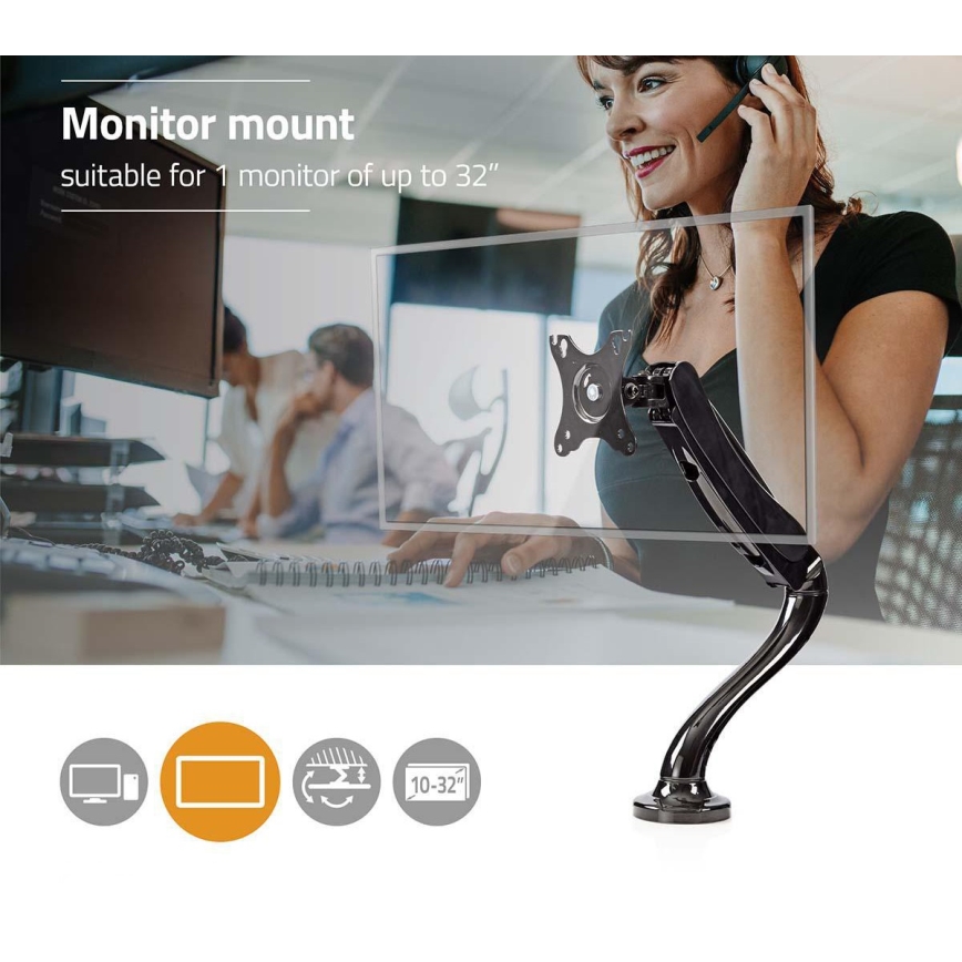 Monitoriaus stovas 10-32”