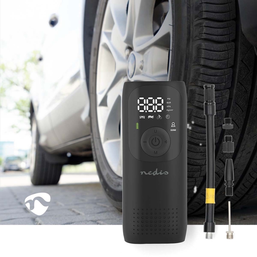 Skaitmeninis kišeninis kompresorius 4000 mAh 5V