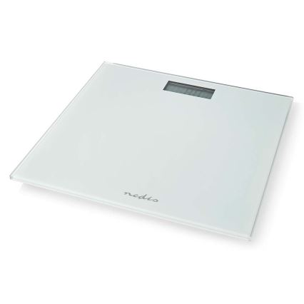 Skaitmeninė asmeninė svarstyklė 1xCR2032 balta