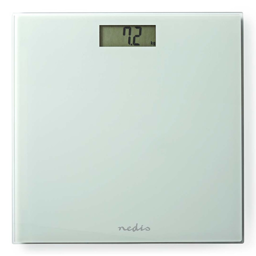 Skaitmeninė asmeninė svarstyklė 1xCR2032 balta