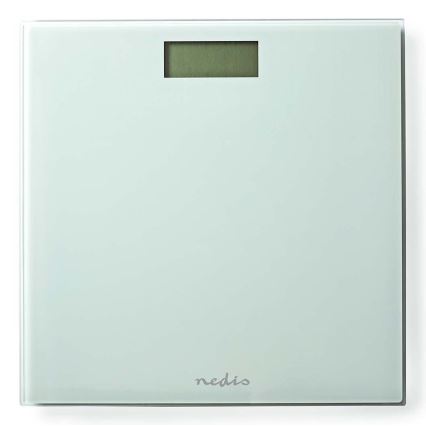 Skaitmeninė asmeninė svarstyklė 1xCR2032 balta