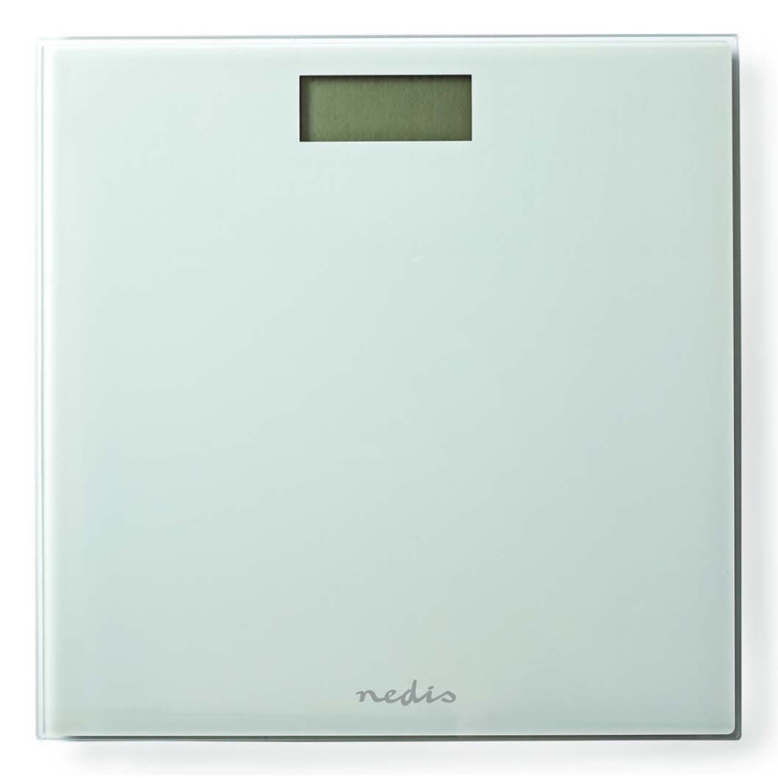 Skaitmeninė asmeninė svarstyklė 1xCR2032 balta