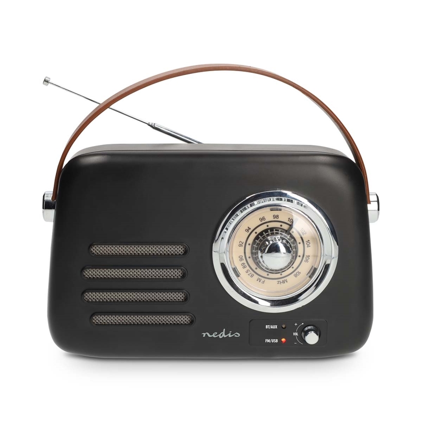 Retro FM radijas 3W/5V 1500 mAh