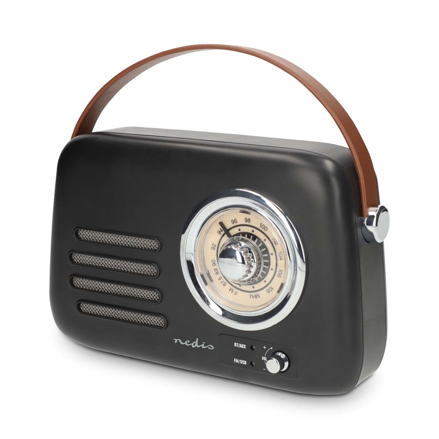Retro FM radijas 3W/5V 1500 mAh