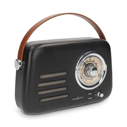 Retro FM radijas 3W/5V 1500 mAh