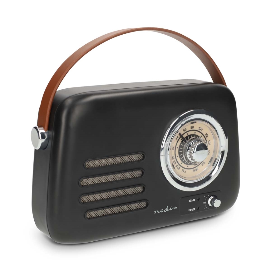 Retro FM radijas 3W/5V 1500 mAh