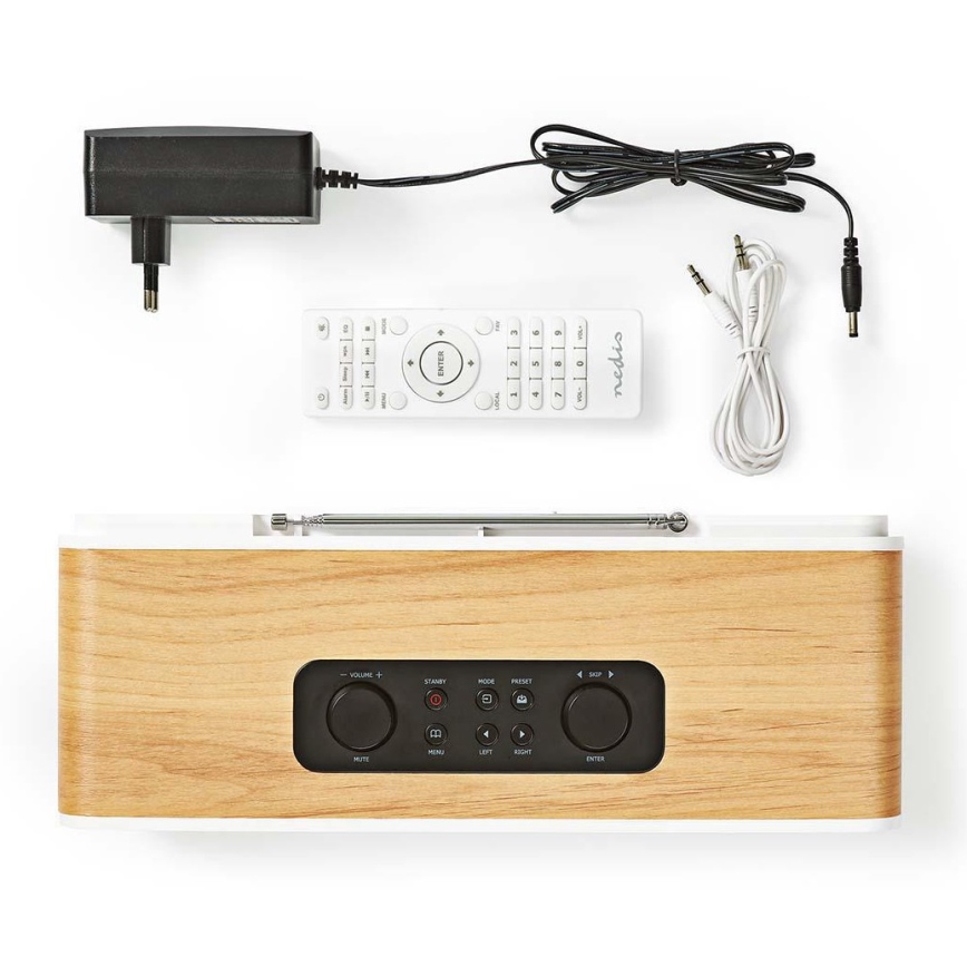 Daugiafunkcis interneto radijas 34W/230V DAB+ FM Wi-Fi Bluetooth USB + VP