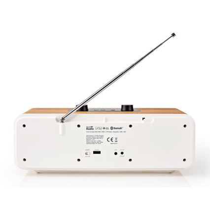 Daugiafunkcis interneto radijas 34W/230V DAB+ FM Wi-Fi Bluetooth USB + VP