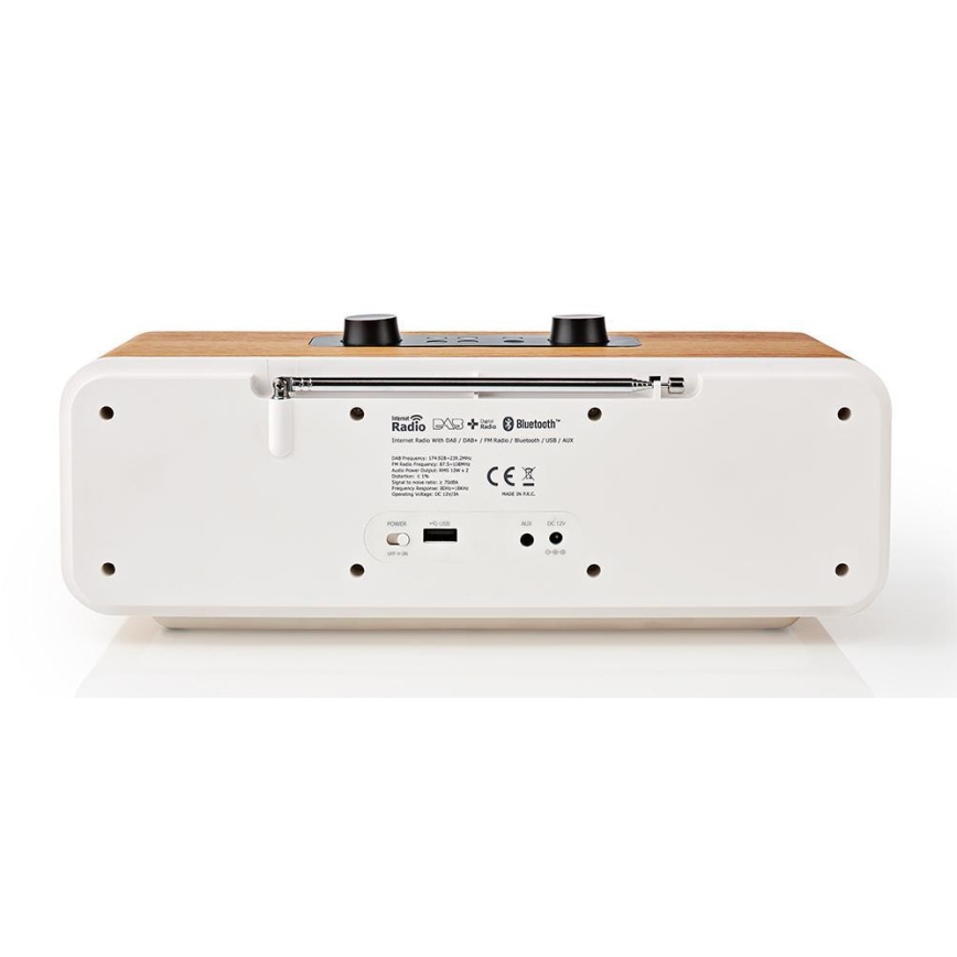 Daugiafunkcis interneto radijas 34W/230V DAB+ FM Wi-Fi Bluetooth USB + VP