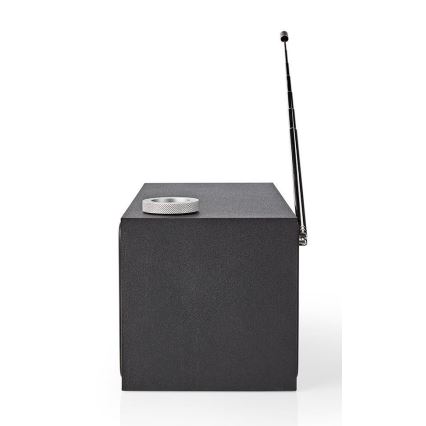 Nedis RDIN3000BK - Daugiafunkcis interneto radijas 18W/230V FM Wi-Fi Bluetooth+ VP
