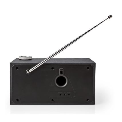 Nedis RDIN3000BK - Daugiafunkcis interneto radijas 18W/230V FM Wi-Fi Bluetooth+ VP