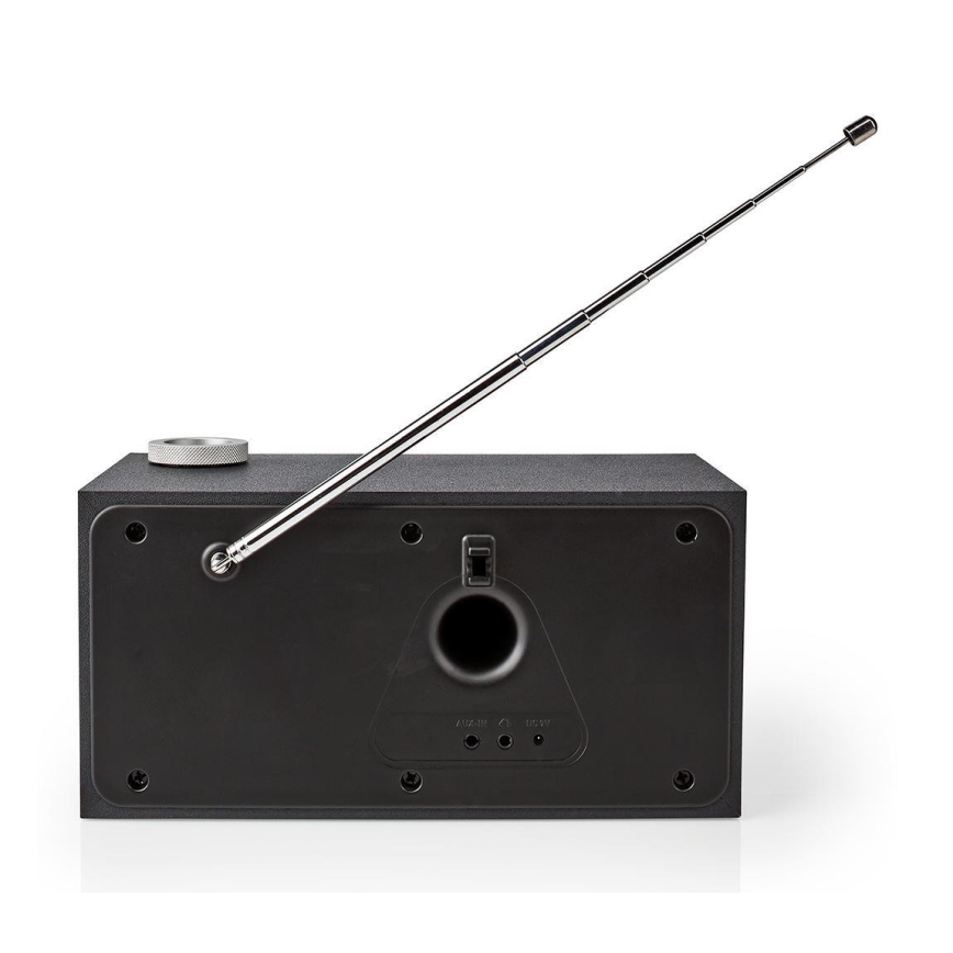 Nedis RDIN3000BK - Daugiafunkcis interneto radijas 18W/230V FM Wi-Fi Bluetooth+ VP