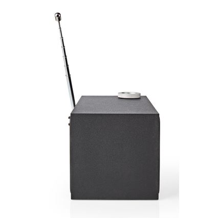 Nedis RDIN3000BK - Daugiafunkcis interneto radijas 18W/230V FM Wi-Fi Bluetooth+ VP