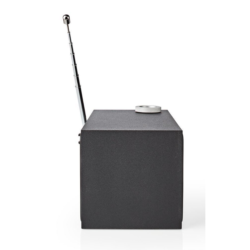 Nedis RDIN3000BK - Daugiafunkcis interneto radijas 18W/230V FM Wi-Fi Bluetooth+ VP