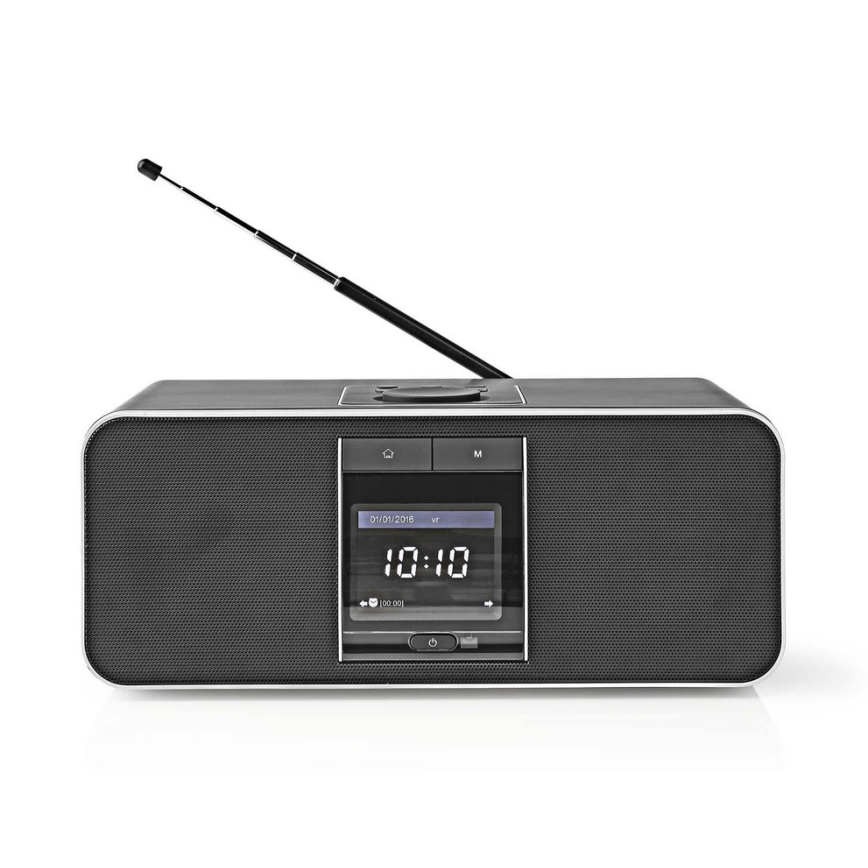 Nedis RDIN5005BK- Daugiafunkcis interneto radijas 42W/230V Wi-Fi Bluetooth USB+ VP