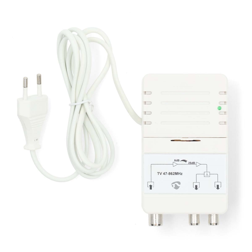 Dviejų juostų antenos stiprintuvas 230V