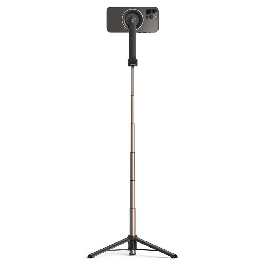 Magnetinė sulankstoma 2in1 selfie lazda su stoveliu + nuotolinis valdymas