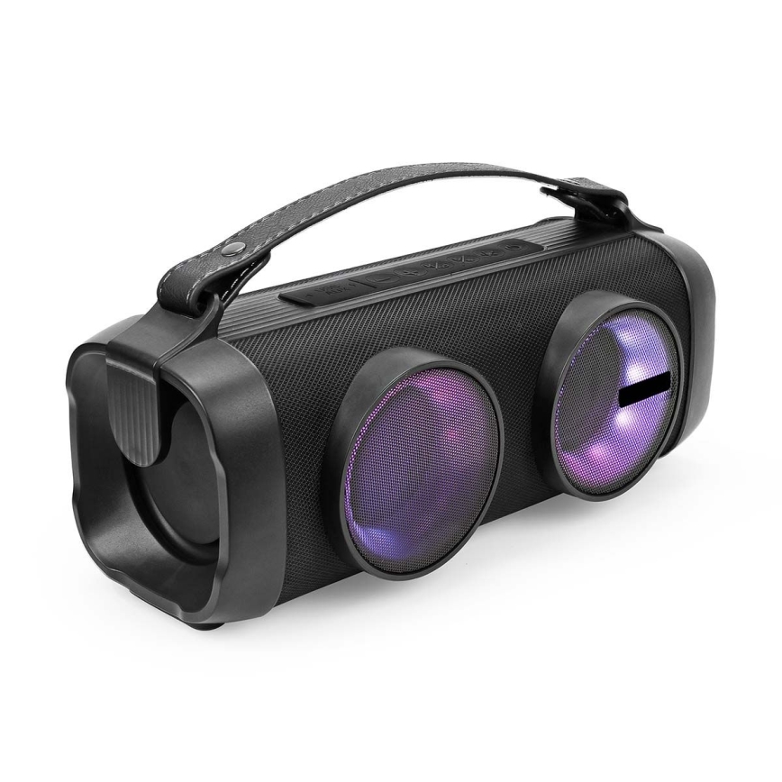 LED RGB įkraunamas garsiakalbis 24W/3000 mAh IPX5