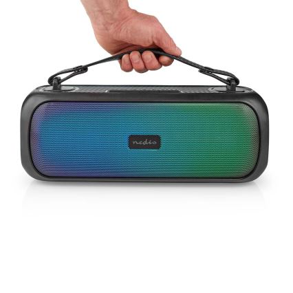 LED RGB įkraunamas garsiakalbis 45W/3000 mAh IPX5