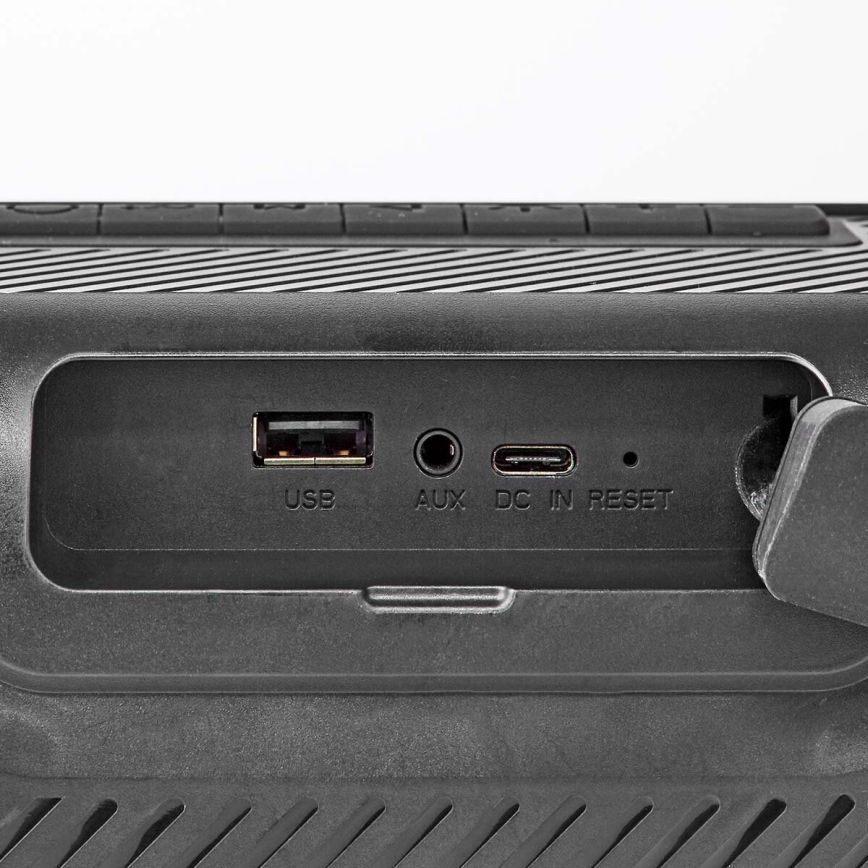 LED RGB įkraunamas garsiakalbis 45W/3000 mAh IPX5
