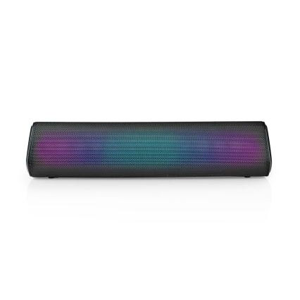 LED RGB įkraunamas garsiakalbis 18W/1200 mAh