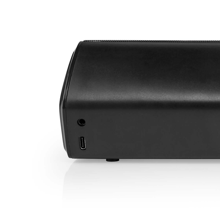 LED RGB įkraunamas garsiakalbis 18W/1200 mAh
