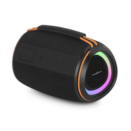 LED Įkraunamas garsiakalbis 40W/1200 mAh IPX4 juodas