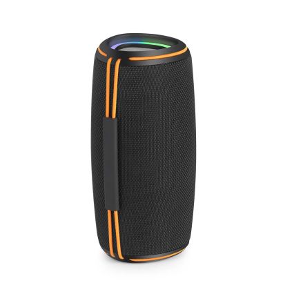 LED įkraunamas garsiakalbis 60 W/2000 mAh IPX4 juodas