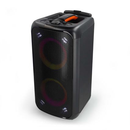 Įkraunamas LED RGB garsiakalbis 240W/4000 mAh + nuotolinio valdymo pultas