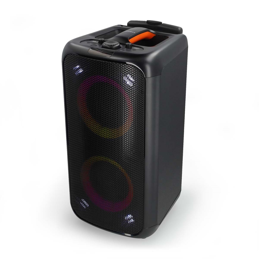 Įkraunamas LED RGB garsiakalbis 240W/4000 mAh + nuotolinio valdymo pultas