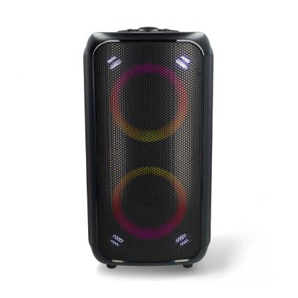 Įkraunamas LED RGB garsiakalbis 240W/4000 mAh + nuotolinio valdymo pultas