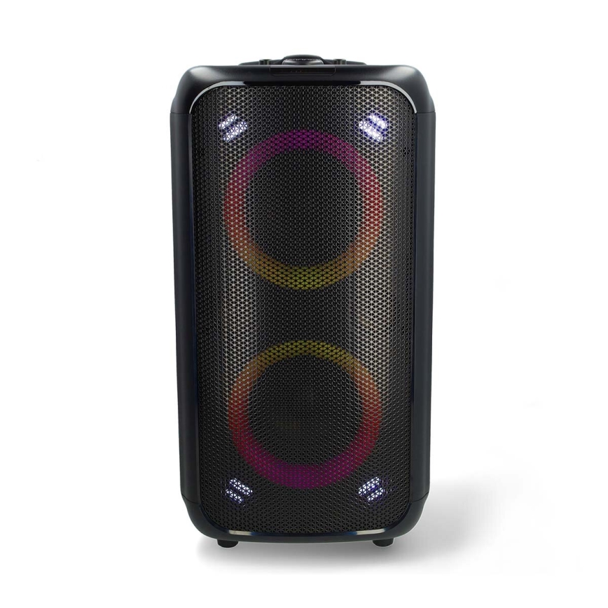 Įkraunamas LED RGB garsiakalbis 240W/4000 mAh + nuotolinio valdymo pultas