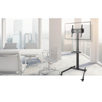Grindinis stovas televizoriui 32-55" juoda