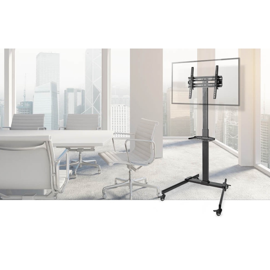 Grindinis stovas televizoriui 32-55" juoda