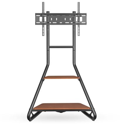 Grindinis stovas televizoriui 37-75" juoda/ruda