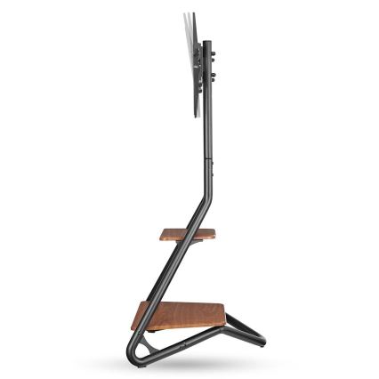 Grindinis stovas televizoriui 37-75" juoda/ruda